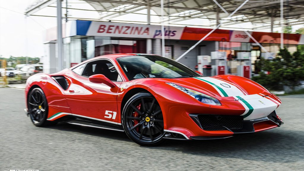 Ferrari 488 Pista Piloti Rental Miami Lusso