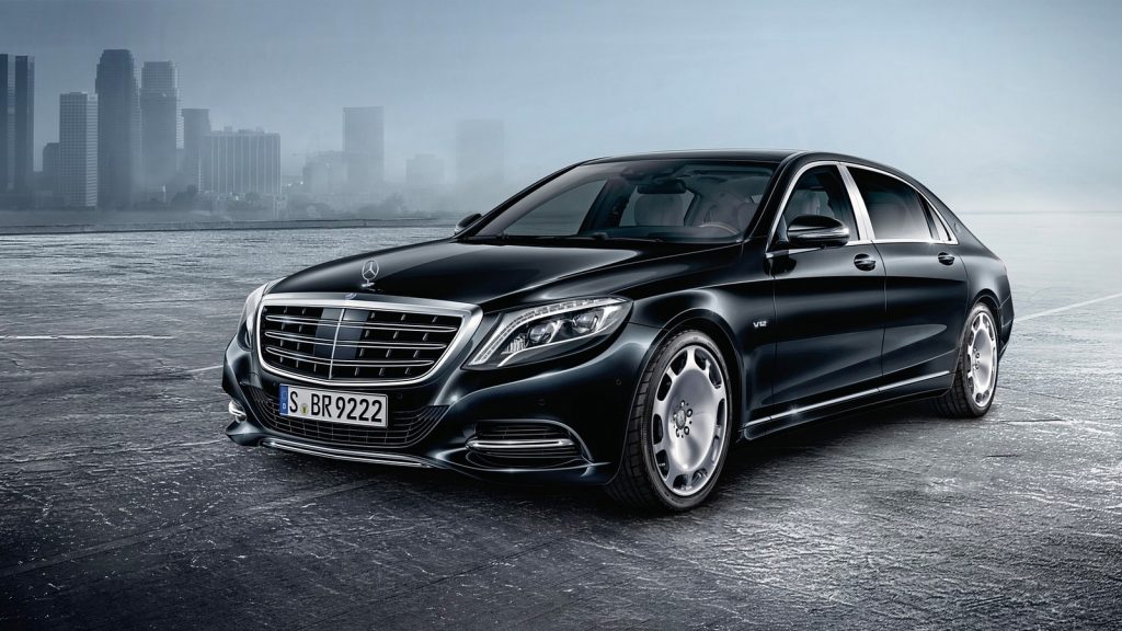 Mercedes Benz S600 Pullman Maybach Guard Rental Miami Lusso